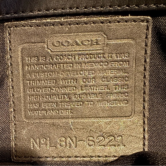 Coach Vintage 6221 Neo Compartment Satchel  (Mahogany) - GUC - Picture 2 of 13